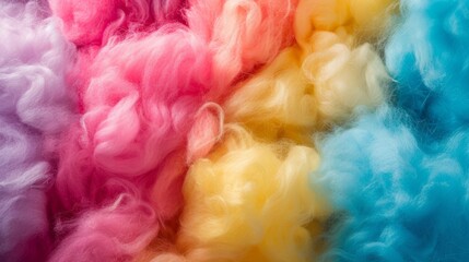 Fototapeta premium colorful cotton wool background.