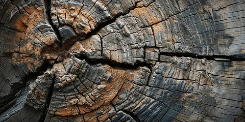 Textured Wooden Surface Detail