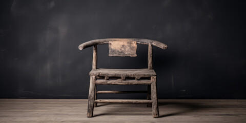 Wabi-Sabi Wooden Chair Portrait