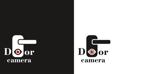 door camera. security and means of surveillance. safety equipment
