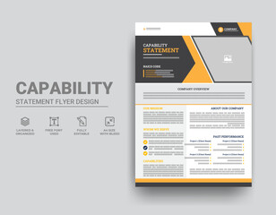 Capability Statement Template Design