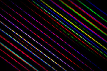 abstract light trails defocused, motion blur, illustration design