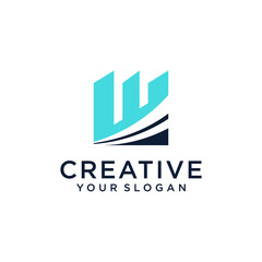 grow logo design with diagram and arrow