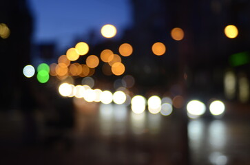 lights in the city