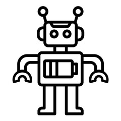 Robot Battery Icon