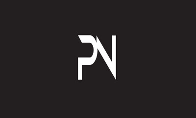 PN, NP , P , N , Abstract Letters Logo Monogram	 - obrazy, fototapety, plakaty