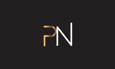 PN, NP , P , N , Abstract Letters Logo Monogram	