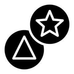 Dalgona Candy glyph icon