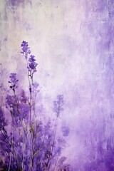 Fototapeta premium lavender abstract floral background with natural grunge textures 