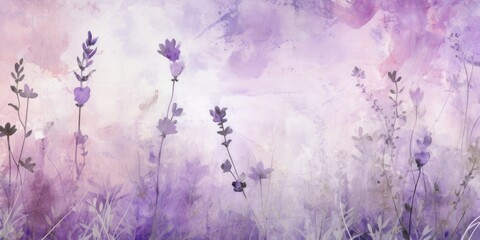 lavender abstract floral background with natural grunge textures 