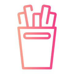 tteokbokki gradient icon