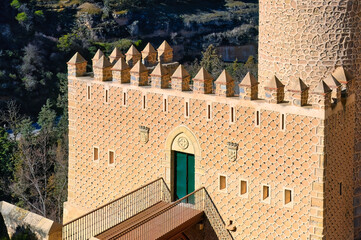 Medieval architectural feature Alcazar of Segovia, Spain