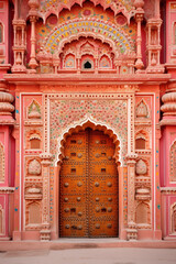 Ornamental door in India