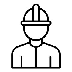 Worker Male Icon