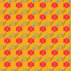 Free vector valentine pattern background in February.