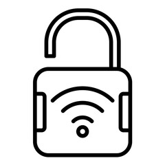 Open Smart Lock Icon