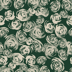 Abstract rose pattern design