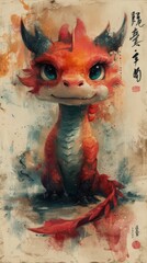 Year of the Dragon, generated with AI