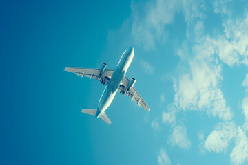Naklejka premium Aerial Gaze: Capturing Flight's Beauty