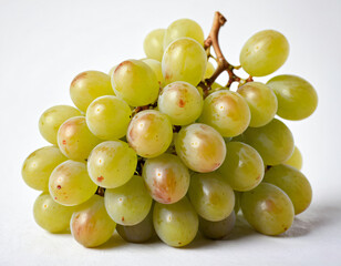 bunch of grapes on a white background