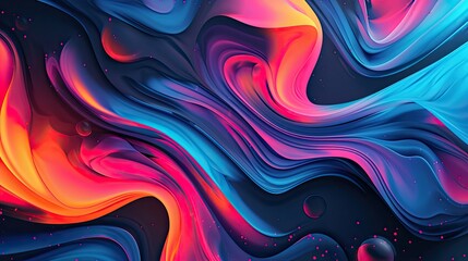 Abstract colorful pattern, acrylic wallpaper texture, background purple and blue, pink, yellow