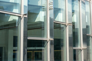 Modern Glass Facade Office Building