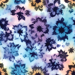 Seamless background with tai dye