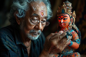 Indian traditional puppetry historian researching the cross-cultural influences on puppetry.