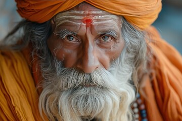 Indian traditional storyteller captivating an audience with age-old tales.