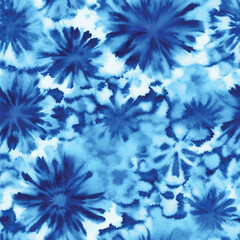 Seamless background with tai dye
