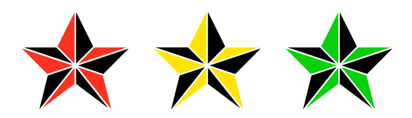 star icon sheet vector illustration