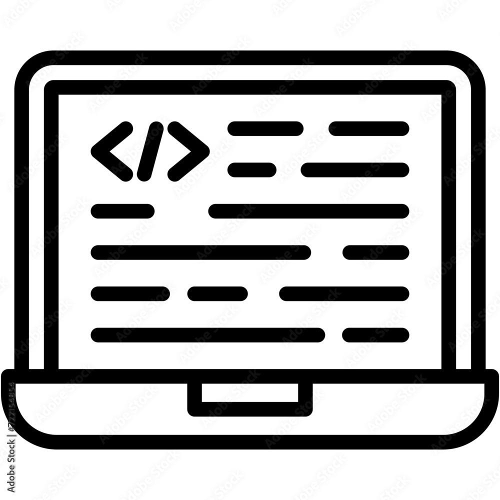 Poster coding icon
