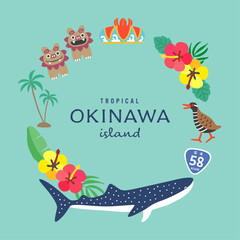 沖縄のフレーム