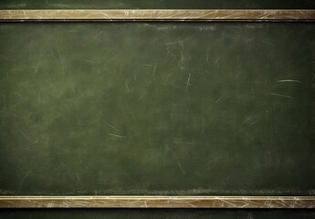 Blank blackboard, empty school board