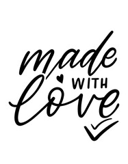 made with love, happy valentine's day, love, valentines day typography t-shirt design