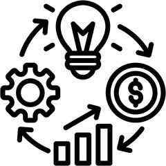 Fototapeta premium Development Icon