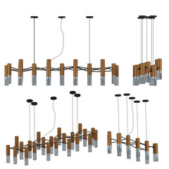 chandelier light PNG Transparent realistic 3d render