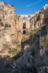 New Bridge of Ronda, Spain. - obrazy, fototapety, plakaty