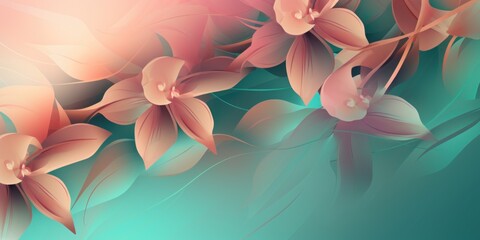 orchid, copper, cyan soft pastel gradient background with a carpet texture vector illustration