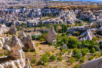 Fototapeta premium Goreme in Nevsehir Province in Cappadocia, Turkey
