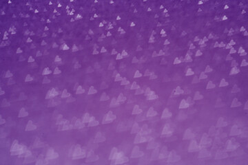 Valentine day concept idea. Abstract purple background. Heart. Bokeh.