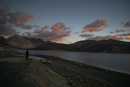 sunrise over the mountains