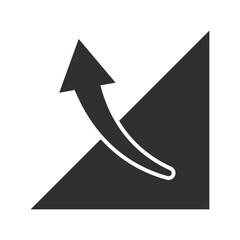 Turn page sign icon. Packaging Symbol.