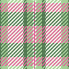 Vector tartan fabric of check seamless background with a textile plaid texture pattern.