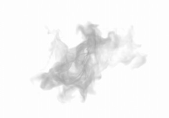 render of isolated smoke texture on blackground