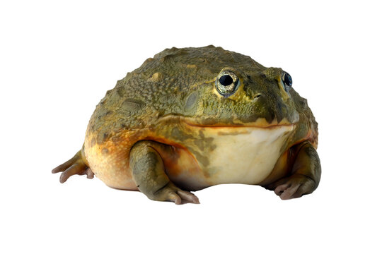 close up of an African bullfrog (pixie frog)