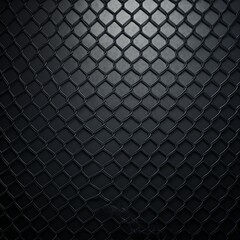 Dark metal hexagon mesh pattern background ai generated
