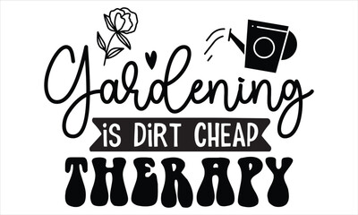 Garden Quotes SVG Design Template