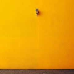 Yellow color  wall background ai generated