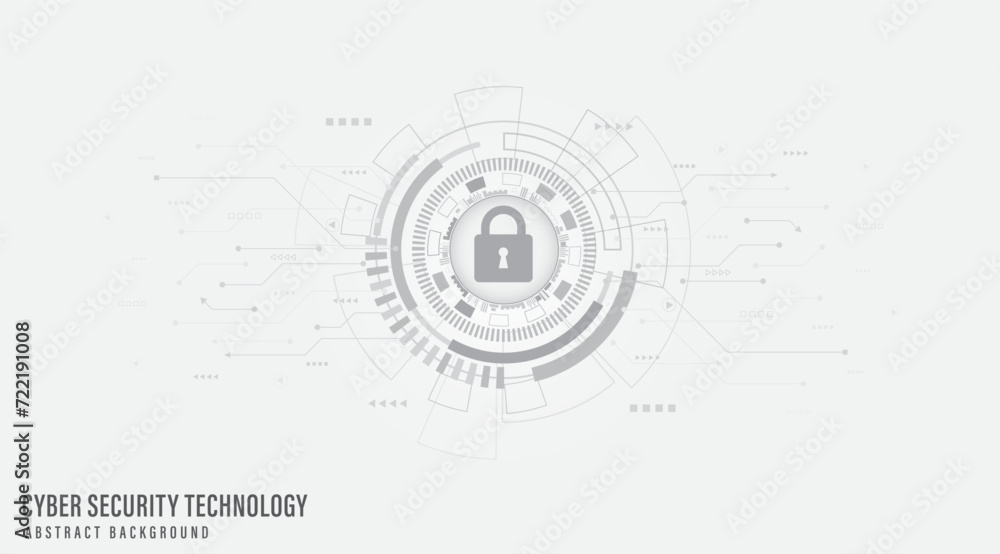 Aufkleber internet digital security technology concept for business background. data protection concept design